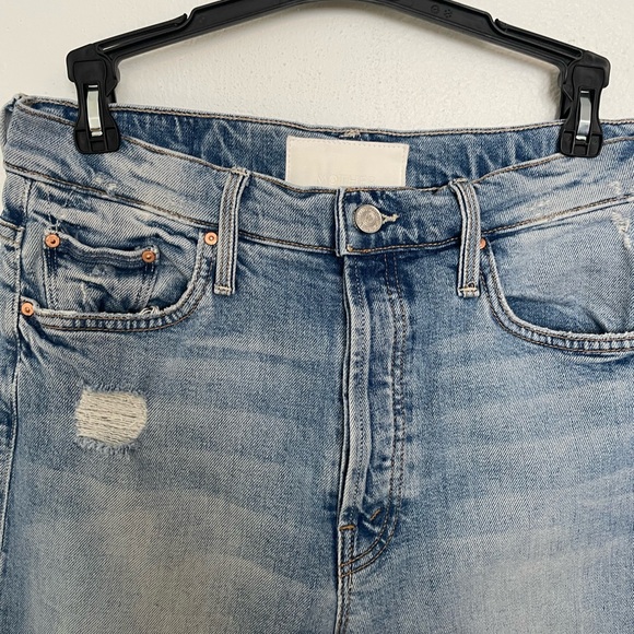 MOTHER Superior Tomcat Roller Chew Mid-Rise Wide-Leg Jeans - Picture 2 of 7